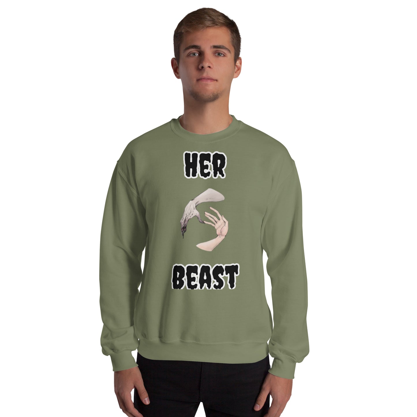 Couples "Her Beast" Sweatshirt