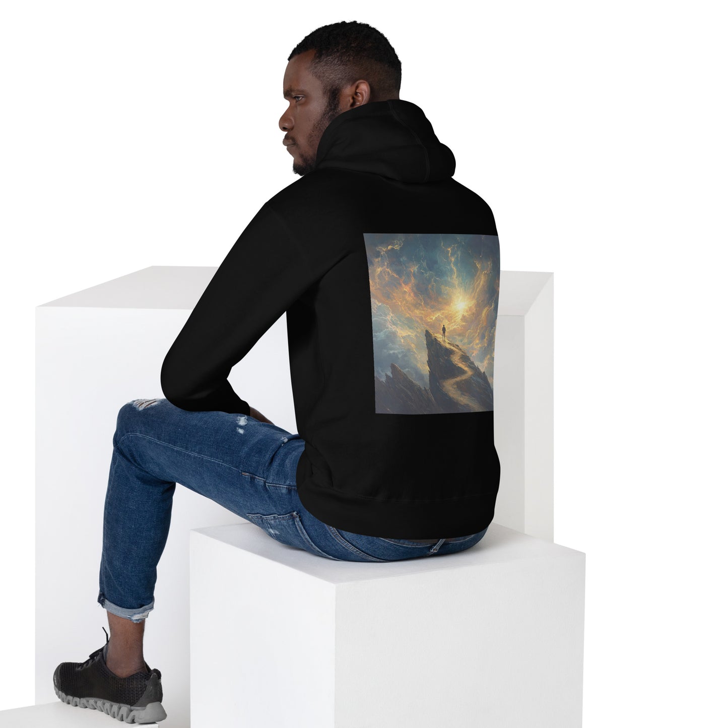 Motivational "True Progress" Hoodie