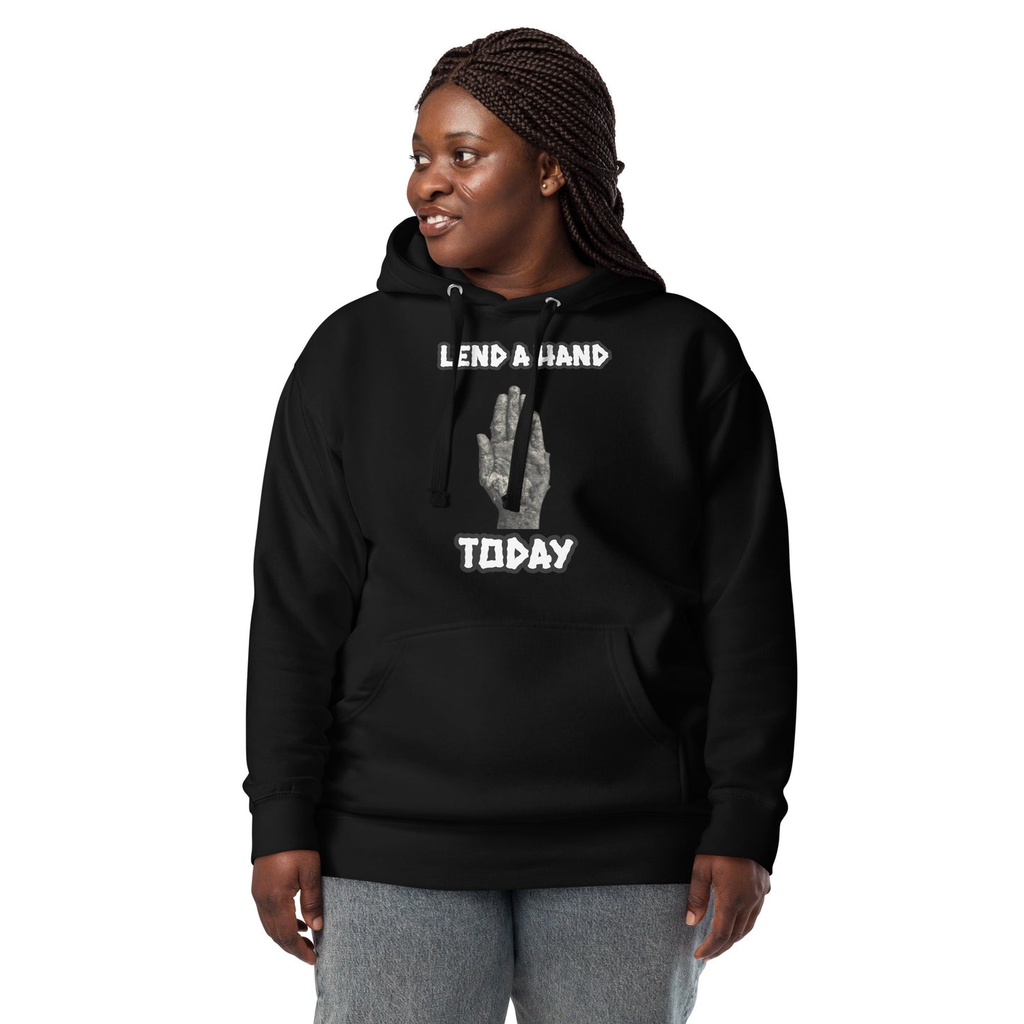 Motivational "Helping" Hoodie