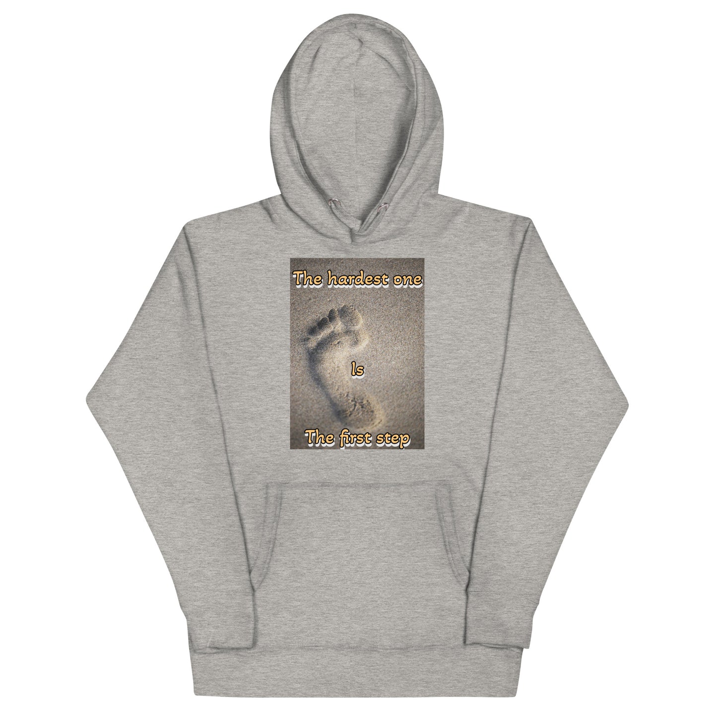 Motivational "First Step" Hoodie