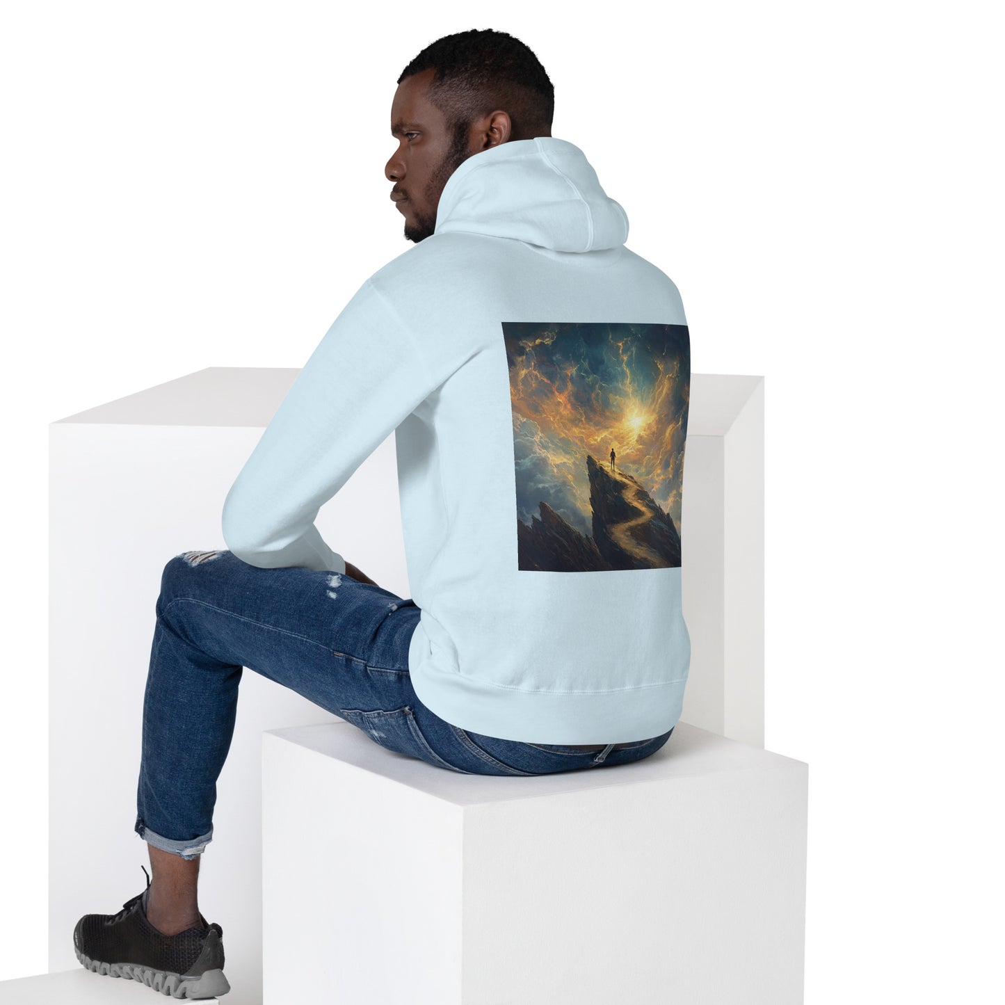 Motivational "True Progress" Hoodie