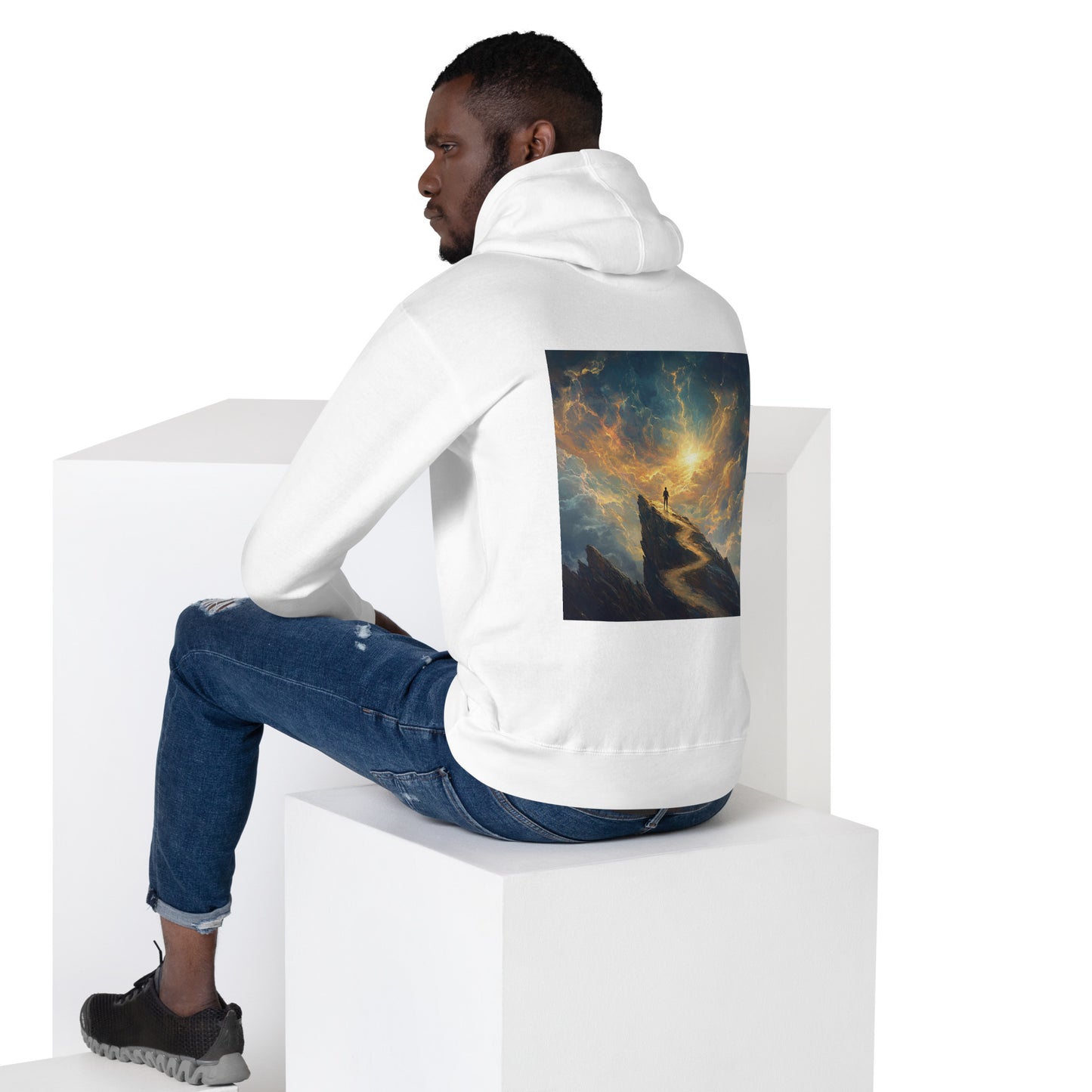 Motivational "True Progress" Hoodie