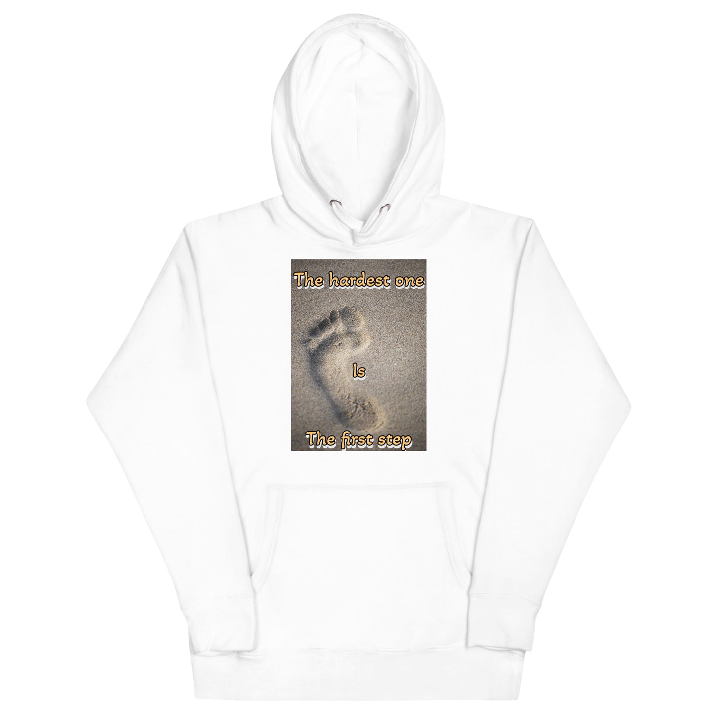 Motivational "First Step" Hoodie